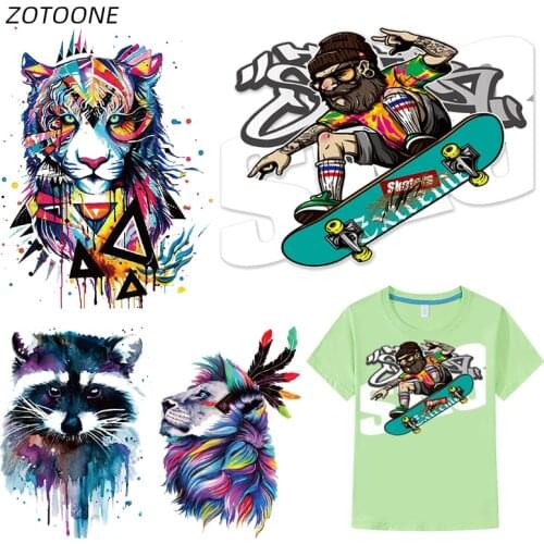 ZOTOONE Iron on Transfer Patches on Clothing Diy Stripe Patch Heat Transfer for Clothes T-shirt Decoration Sticker Accessories G