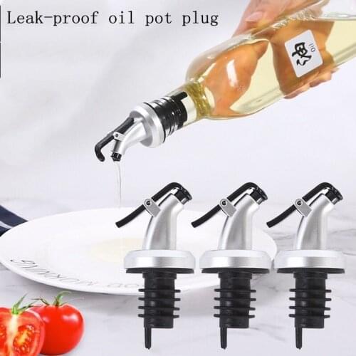 1/3Pcs Rubber Wine Pourer Olive Oil Sprayer Liquor Dispenser Flip Wine Bottle Stopper Bottle Caps Bar Accessories Home Bars