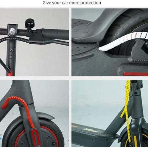1m Line Protector Cover Tube ForXIAOMI M365/PRO Electric Scooters Organizer Pipe Protection Wrap Winding Cable Wire Supplies