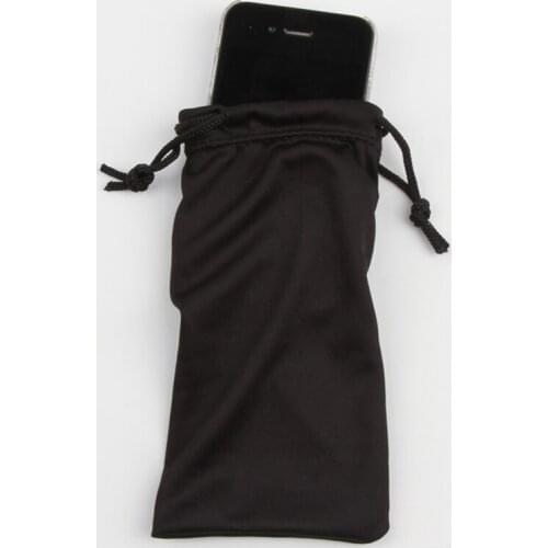 1Pc Polyester Pouches For Sunglasses Soft Cloth Dust Pouch Optical Glasses Carry Black Bag Drop Shipping