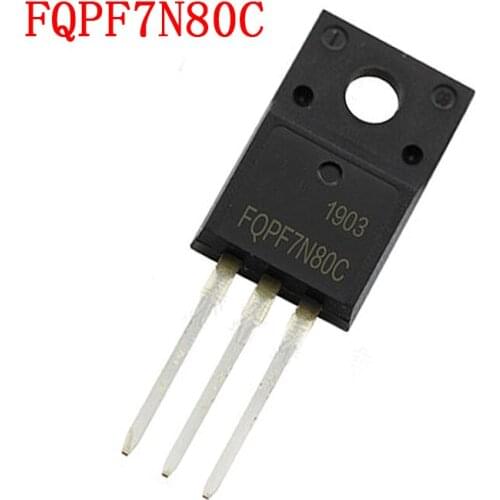 10pcs FQPF7N80C TO-220F FQPF7N80 TO-220 7N80 7N80C 800V 7A new original