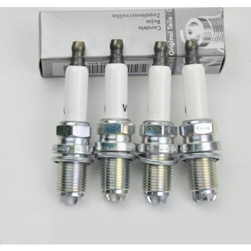 4pcs 06H905604 BKR8EQUA For Audi A3 A4 A5 A6 Q3 Q5 TT R8 Eos Passat GTI Tiguan TT 2.0 TFSI Coupe 0242245576, FR5KPP332S