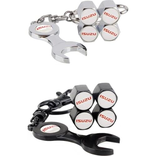 Car Accessories Tire Valve Stem Caps Valve Caps Rim Sticker Wheels For ISUZU Trooper Rodeo D-max NPR Mu-7 Mu-x 4jx1 Bighorn ELF