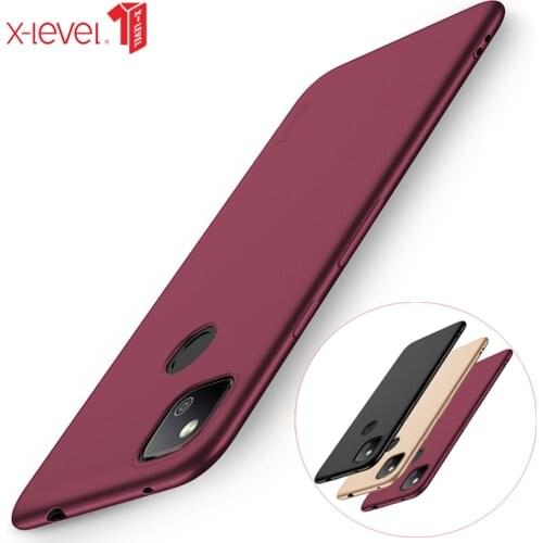 Funda For Google Pixel 4A 5G Case X-Level Ultra Thin Soft TPU Matte Back Cover for Pixel 4A 4G / Pixel 5 чехол