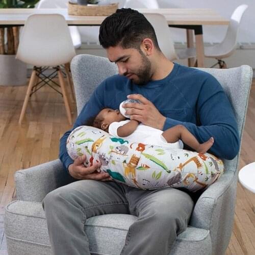 Newborn Baby Nursing Pillows Cover Maternity U-Shaped Breastfeeding Pillow Slipcover Infant Cuddle Cotton Feeding Waist L4MC