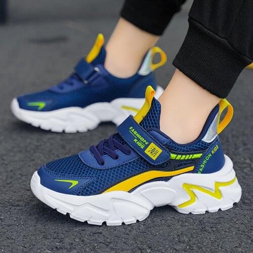 Sneakers Kids Shoes Breathable Mesh Boys Running Shoes Platform Children Casual Sport Shoes for Boys 2021 New Boys Sneakers