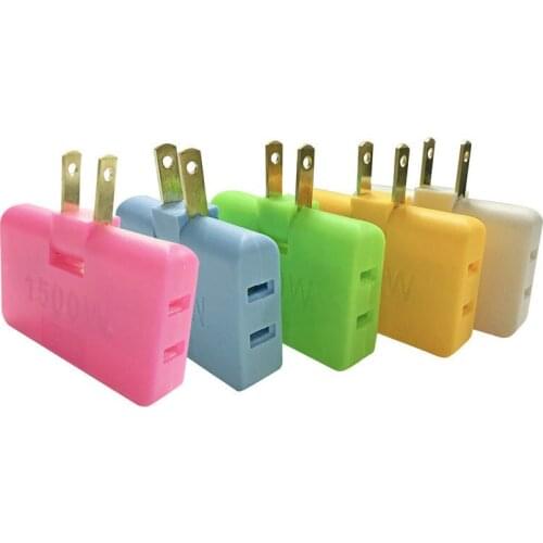 1 Pc High Quality White Black Travel Universal Charger Plug US USA Japan Canada Socket One In Three Converter AC Power Adapter