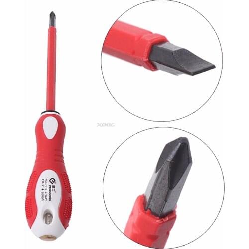2-In-1 Dual Head Screwdriver Electrical Tester Pen 1000V Voltage Detector Too Screwdriver Tool May08 Dropship