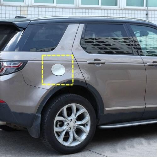 ABS Chrome Fuel Tank Cover Oil Gas Cap Trim For Land Rover Discovery Sport 2015