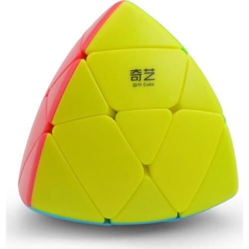 Multi-color Mastermorphix Rice Dumpling Stickerless 3x3x3 Speed Magic Cube Twist Puzzle Brain Teaser IQ Game 3x3 QIYI ABS Smooth