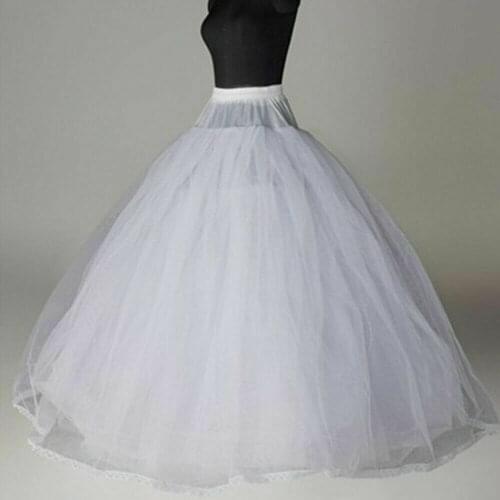 Petticoat Skirt Crinoline Hoopless Underskirt for Bridal Wedding Dress 2023