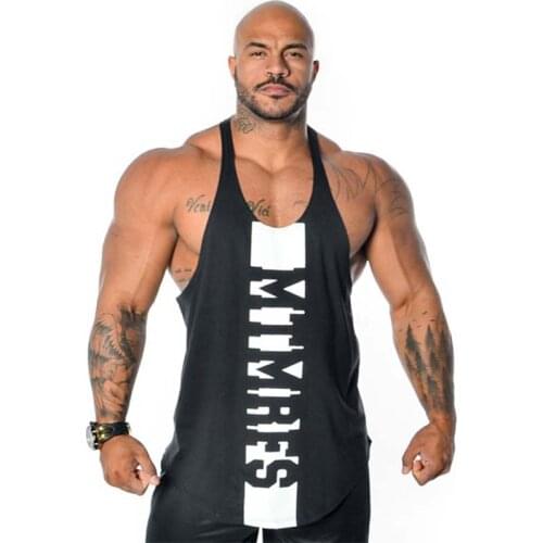2019 New Bodybuilding Tank top Gyms Fitness Sleeveless Shirt Sweat-absorbing and breathable vest Male Summer Singlet Undershirt