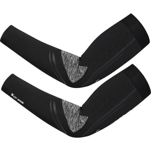 New-WEST BIKING Leg Warmers Black UV Protection Cycling Arm Warmer Breathable Bicycle Running Racing MTB Bike Leg Sleeve