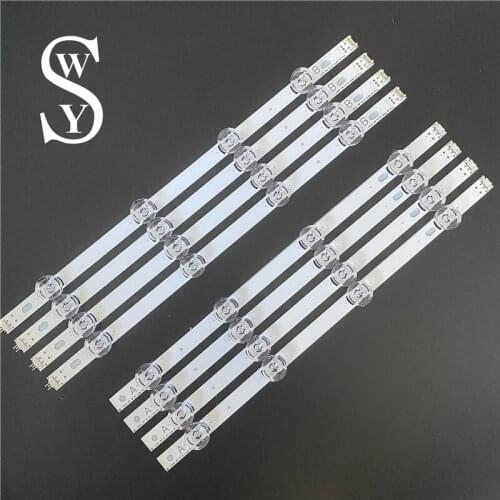 New 8pcs / set LED strip replacement for LG LC420DUE 42LB5500 42LB5800 42LB560 INNOTEK DRT 3.0 42 inch AB 6916L-1710B 6916L-1709
