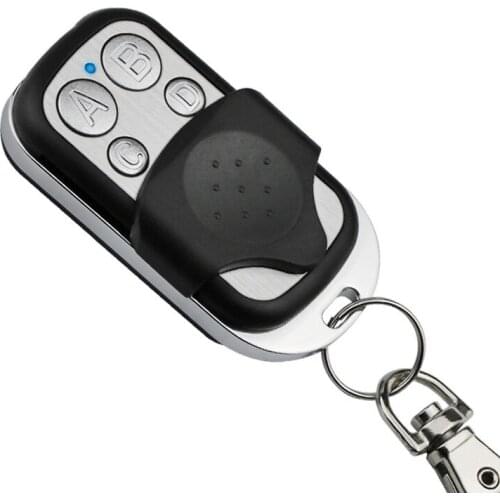 Wholesale ABCD Wireless RF Remote Control 433 MHz Electric Gate Garage Door Remote Control Key Fob Controller 100pcs