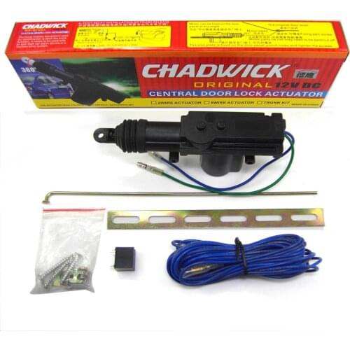 12V CHADWICK 2P Actuator and relay for trunk release open Car Central Door Locking 2 Wire Single Gun Type Door Lock power Motor