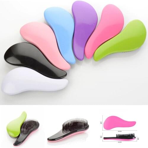 Professional Styling Knot Comb Anti-static Massage Hair Brush Tangle Detangle Shower Curly Hairbrush Comb Salon Hair Accessories