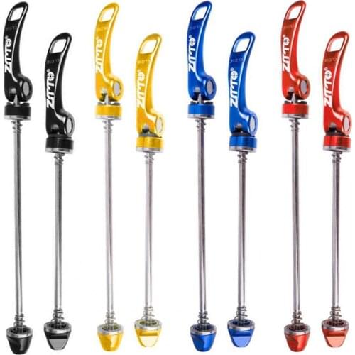 1 Pair Road Bike Bicycle Wheel Hub Skewers Quick Release Front Rear Levers Axle Wheel Hub Skewers Quick Release Front Rear Lever