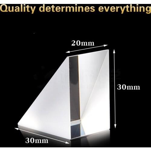 Spectral Optics Optical Glass Tri Prism Spot K9 Isosceles Right Angle Prism