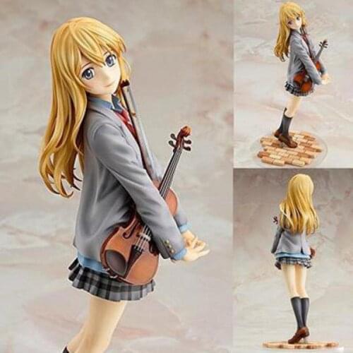 Miyazono Kaori Your Lie In April Aniplex Japanese Anime Figures Action Toy Vegeta Kakarotto Pvc Model Collection For Best Gift