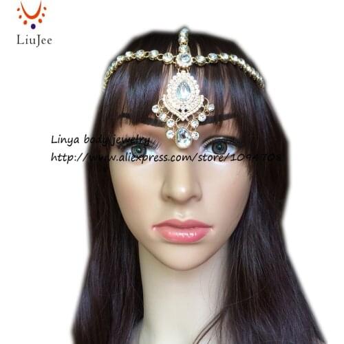 HC-117 Diamante head band hair jewelry wedding bridal head Jewelry birthday boho