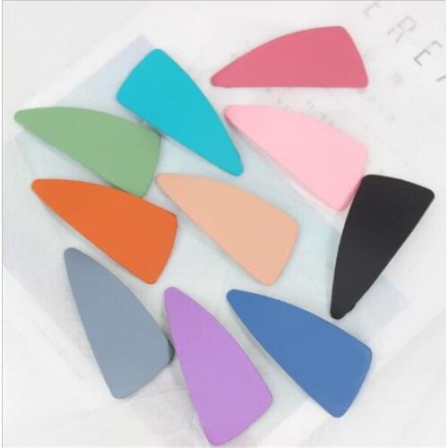 Sweet Candy Colors Scrub Waterdrop Hairpins For Women Girls Cute Hair Clip Barrettes Headband Fashion Snap Hair Accessories