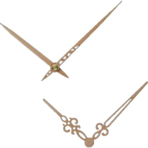 100sets DIY Solid Wood Clock hands Creative Hanging Clock pointers Repair Tool Accessories Quarz Wall Clock Hands Home decor