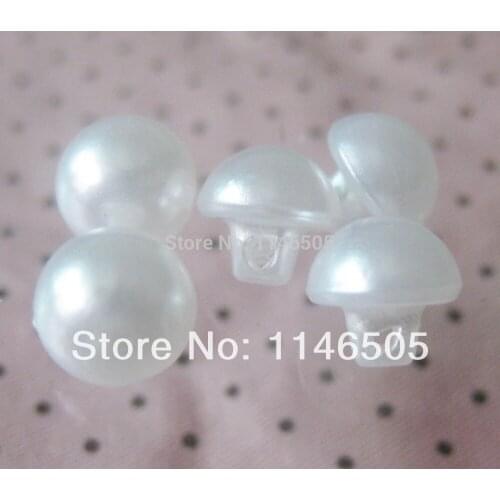200PCS pearl WhIiTtEe ResIiNn Button Sweater KIDS Buttons Clothes Findings 9mm Garment Accessory 9mm zk0111
