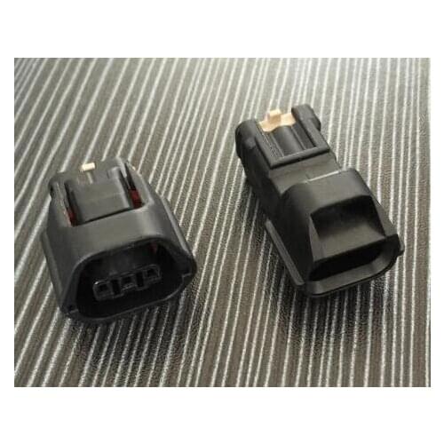 3 pins car sealed auto connector(light brown clip)female and male1.2 7283-8730-30 7182-8730-30
