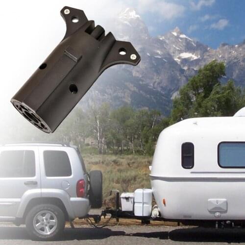 Trailer Adapter Round High Strength 7Pin to 4Pin Universal Trailer Connector for Motorhome