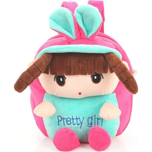 Kindergarten Cartoon Plush toys School Bags 2017 Kids Cartoon Backpack Waterproof Schoolbags Satchel for boys and girls Kandbag