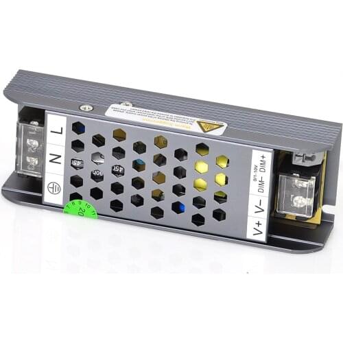 Triac & 0-10V dimmable DC power supply for led strip DC 12Vdc 8.3A DC 24V 4.17A 100w lighting transformer 3 years warranty