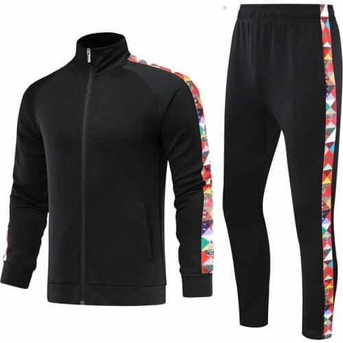 Men Women Soccer Jersey Sets Survetement Football Running Long Sleeve Jacket Men Futbol Sport Tracksuit Uniforms Training Suits