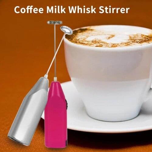 Electric Milk Frother Coffee Frother Foamer Whisk Mixer Stirrer Egg Beater Mini Handheld Milk Coffee Egg Stirring Tool New