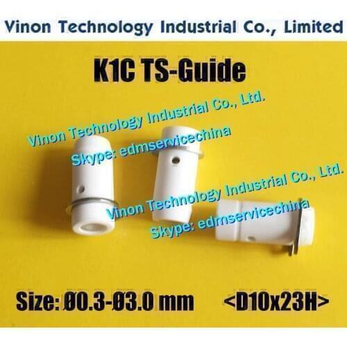 Ceramic TS-Guide Ø1.2mm (D10x23H) for For Sodick KIC, Matra Bohrteufel,Charmilles SH2 series edm drilling machines