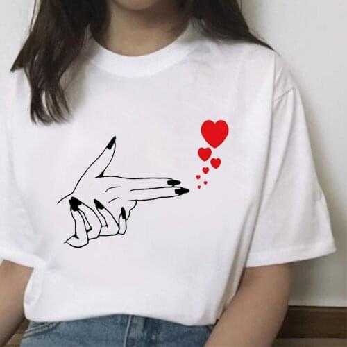 New for 2021 Cool fashion T-shirt Lovely print t shirt summer short sleeve female tee tops womens High quality printing T-shir
