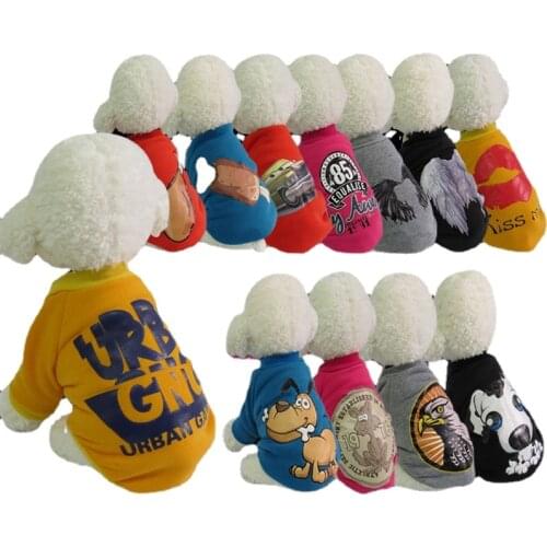 Dog Clothes for Small Dogs,Autumn and Winter Plus Velvet Warm Sweater Jacket,French Bulldog Chihuahua Puppy Hoodies Pet Costume