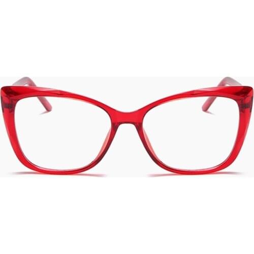 Crystal Cat Eye Glasses Frames Women 2020 New Fashion Style Brand Eyeglasses TR90 Optical Computer Glasses Eyewear High Quality