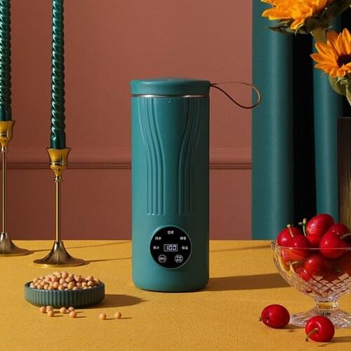 Portable Soybean Milk Machine 300ml Mini Cytoderm Breaking Machine Filter-free Automatic Heating Soybean Milk Portable Blender