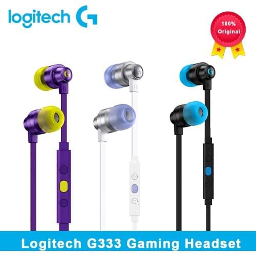 Logitech G333 in-ear wired gaming headset g333 with microphone Type-c for laptop gaming LOL Logitech G333 in-ear wired gaming h