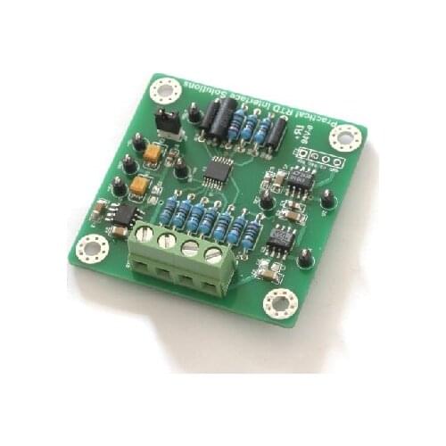 PT100 thermal resistance four-wire high precision RTD simulation front-end ultra-high precision and ultra-wide range