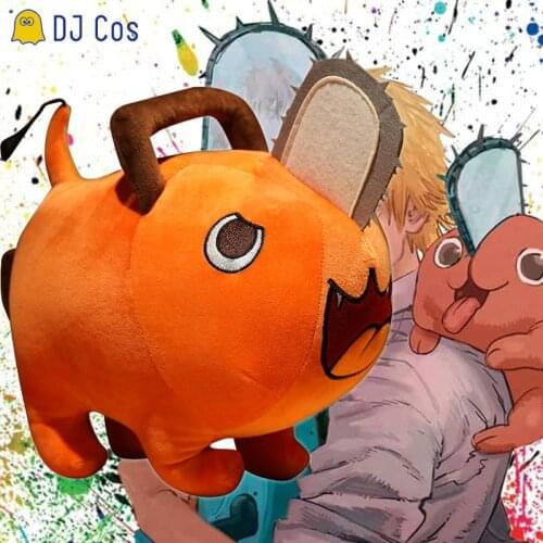 Pochita Dolls Anime Chainsaw Man Cosplay Props Denji Power Cartoon Soft Plush Toys Figure Dolls Halloween Cute Gifts Kids