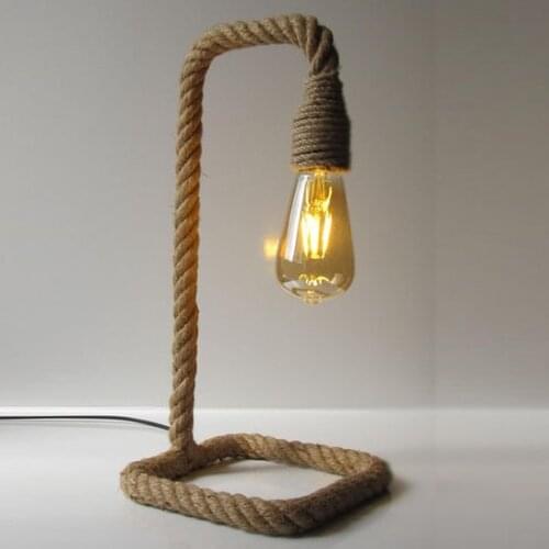 Modern New Moon Design Leading Decorative Rope Table lamp Desk lamp