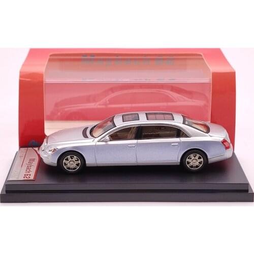Stance Hunters 1:64 For M~bach 62 Metallic Silver limited Diecast Models Collection Auto Toys Gift