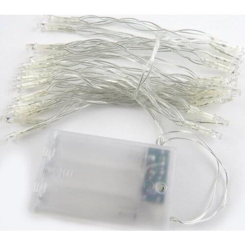 3M 30 LED fairy Lights AA battery Powered LED String Lights wire For indoor Christmas Xmas garland party Wedding Decoration