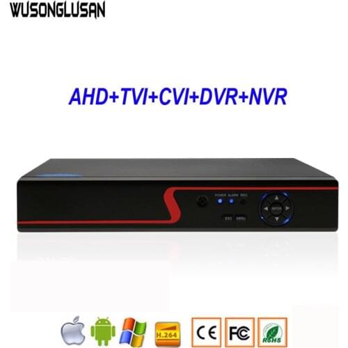 CCTV DVR H265 Xmeye 16CH 1080N DVR NVR Video Recorder For XVI Analog AHD CVI TVI IP Camera 6 in 1 Onvif Surveillance Security