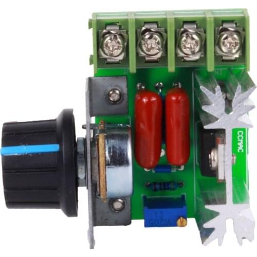 AC 50-220V 25A 2000W Motor Controller SCR High-power Electronic Voltage Regulator Module Motor Speed Controller