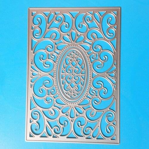 YLCD892 Flower Frame Metal Cutting Dies For Scrapbooking Stencils DIY Album Cards Decoration Embossing Folder Die Cutter Tools