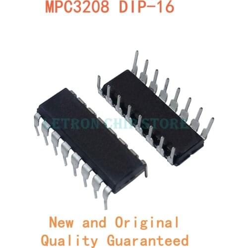 10PCS MCP3208 DIP16 MCP3208-CI/P DIP-16 MCP3208-BI/P DIP MCP3208-C MCP3208-B new and original IC Chipset