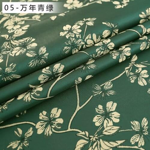 280cm ins style high precision jacquard fabric plum pattern curtain cloth cushion pillow table runner sofa fabric